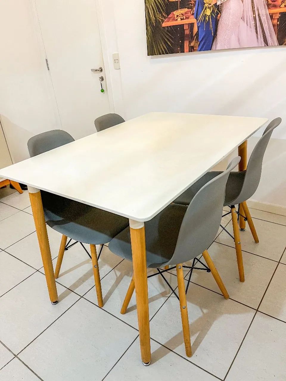 Mesa de jantar Retangular Eiffel - Foto 2