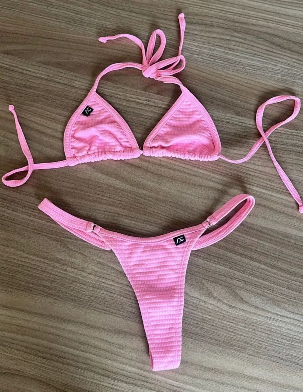 Biquíni rosa ideal para marquinha 