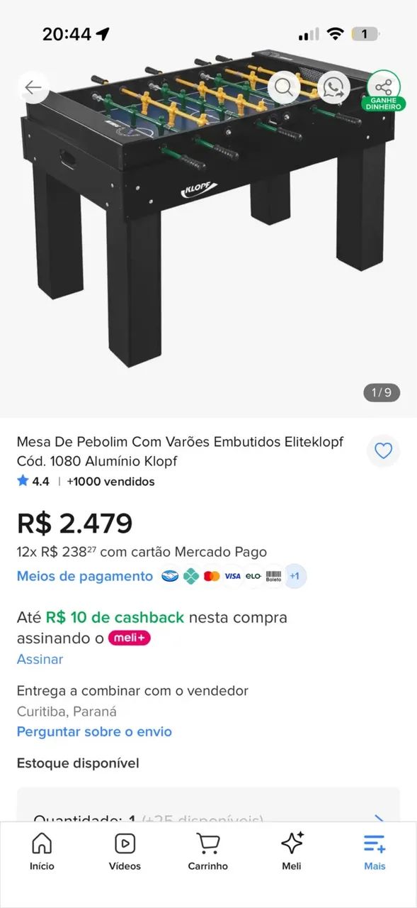 Mesa de pebolim  - Foto 3