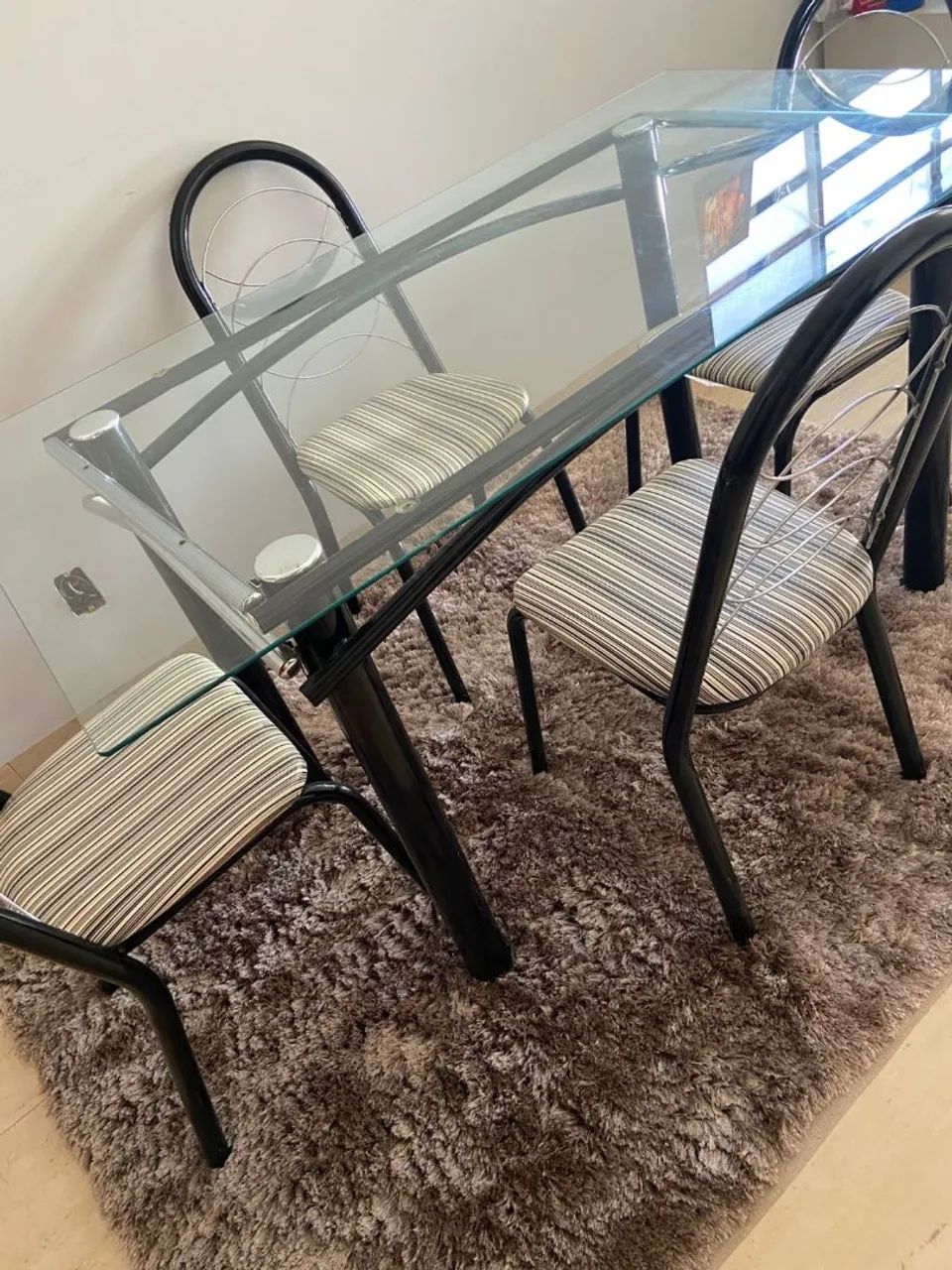 MESA JANTAR + 4 CADEIRAS - FAÇO ENTREGA. - Foto 5