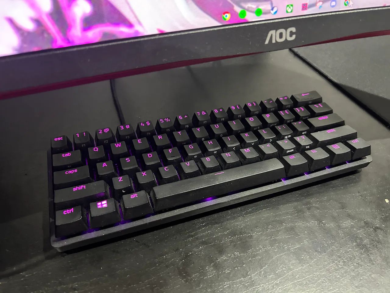 Teclado razer Huntsman Mini 60%  - Foto 2