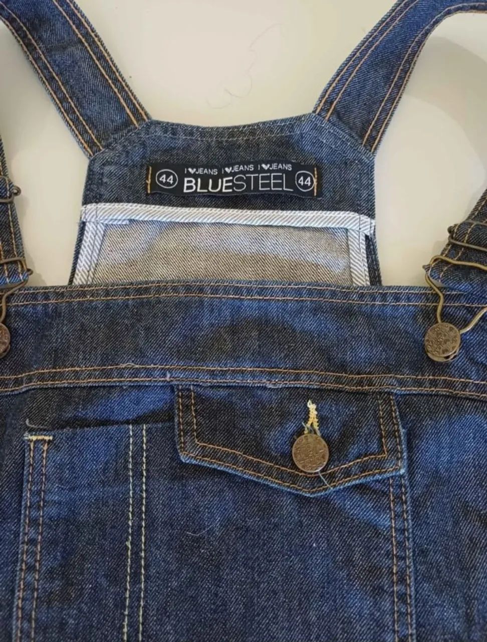 Jardineira Jeans Feminina  - Foto 2