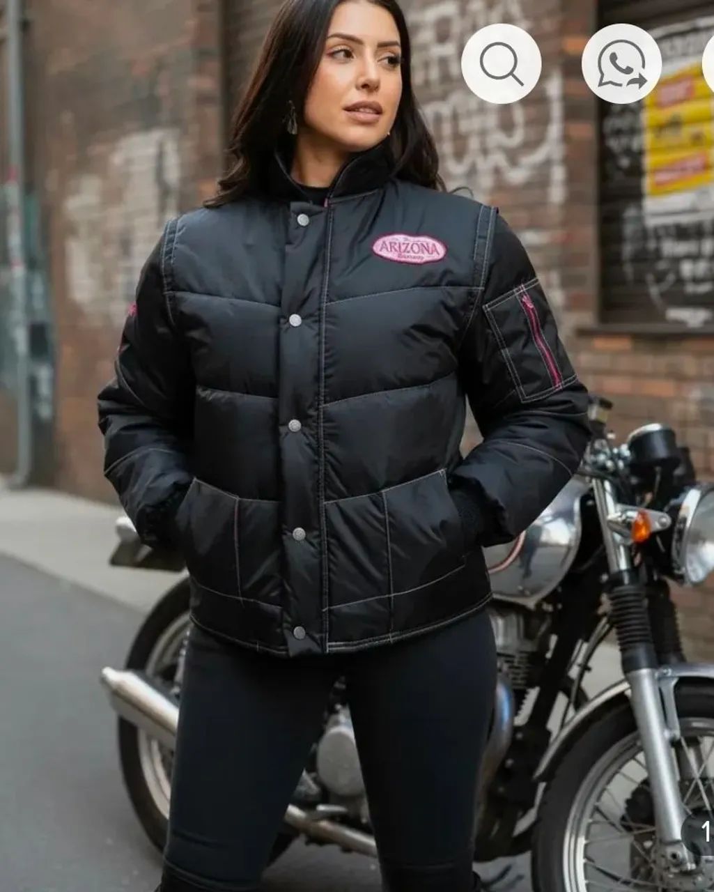 Jaqueta motociclista 
