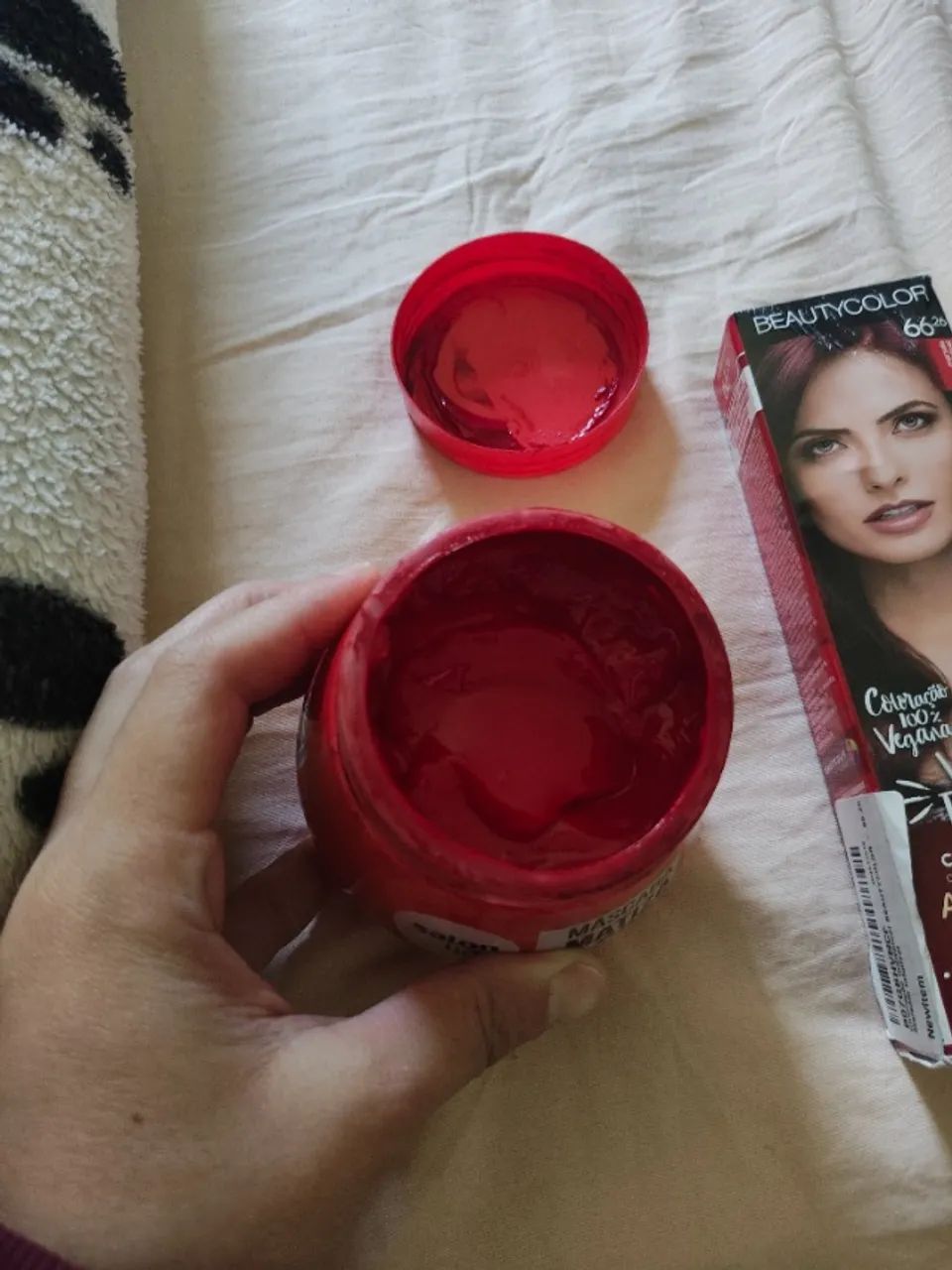 Tinta e matizador vermelho  - Foto 3