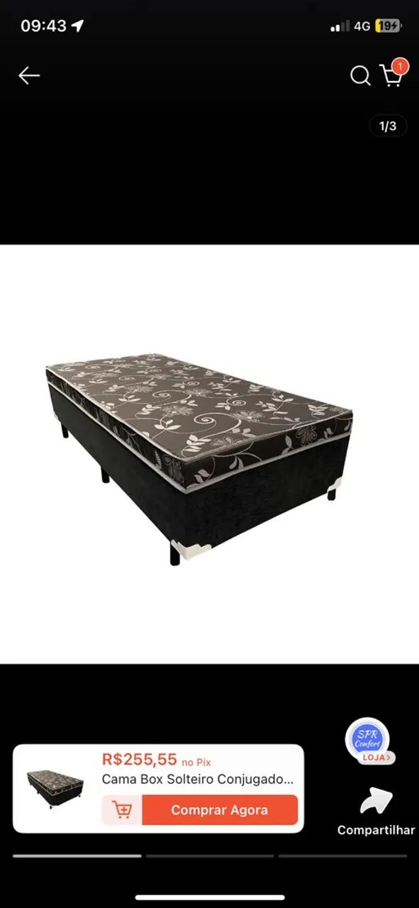 Cama de solteiro 