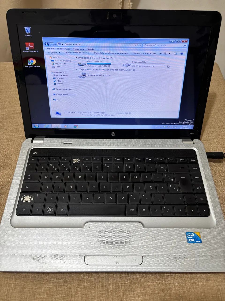 Notebook HP windows 7 i3 2.4ghz - Foto 4