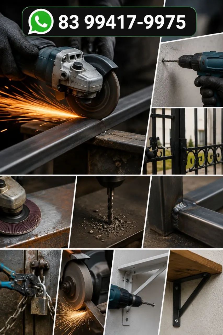 Faço pequenas soldas e reparos em ferro, inox e metalon - Foto 2