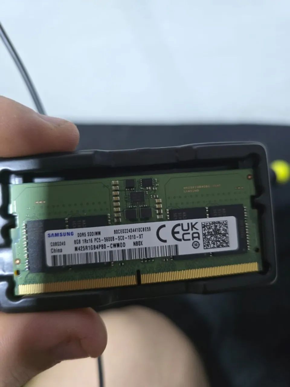 Memória ram Samsung 8 GB DDR5 5600 MHz. sodimm