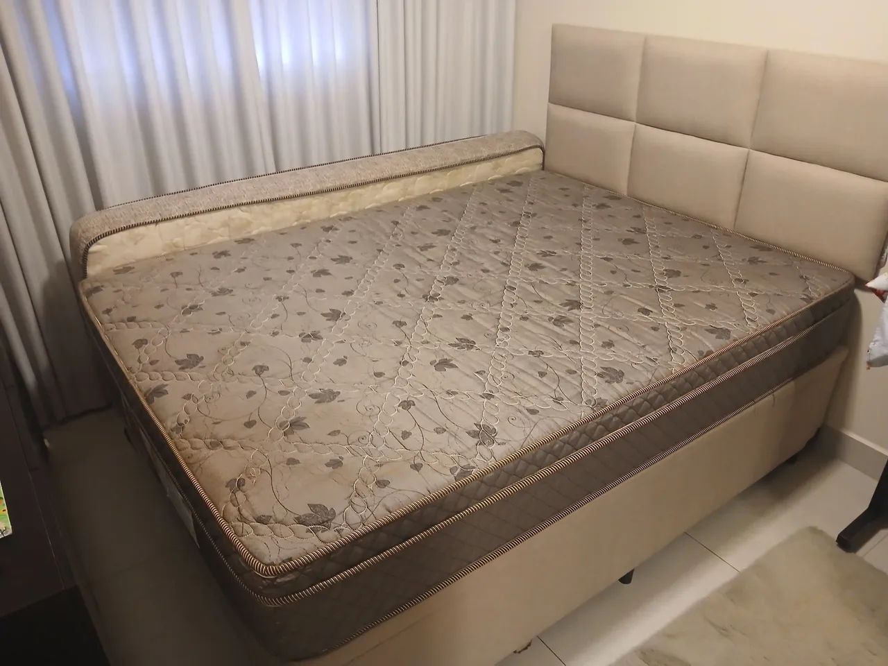 Cama box + colchão + cabeceira  - Foto 2