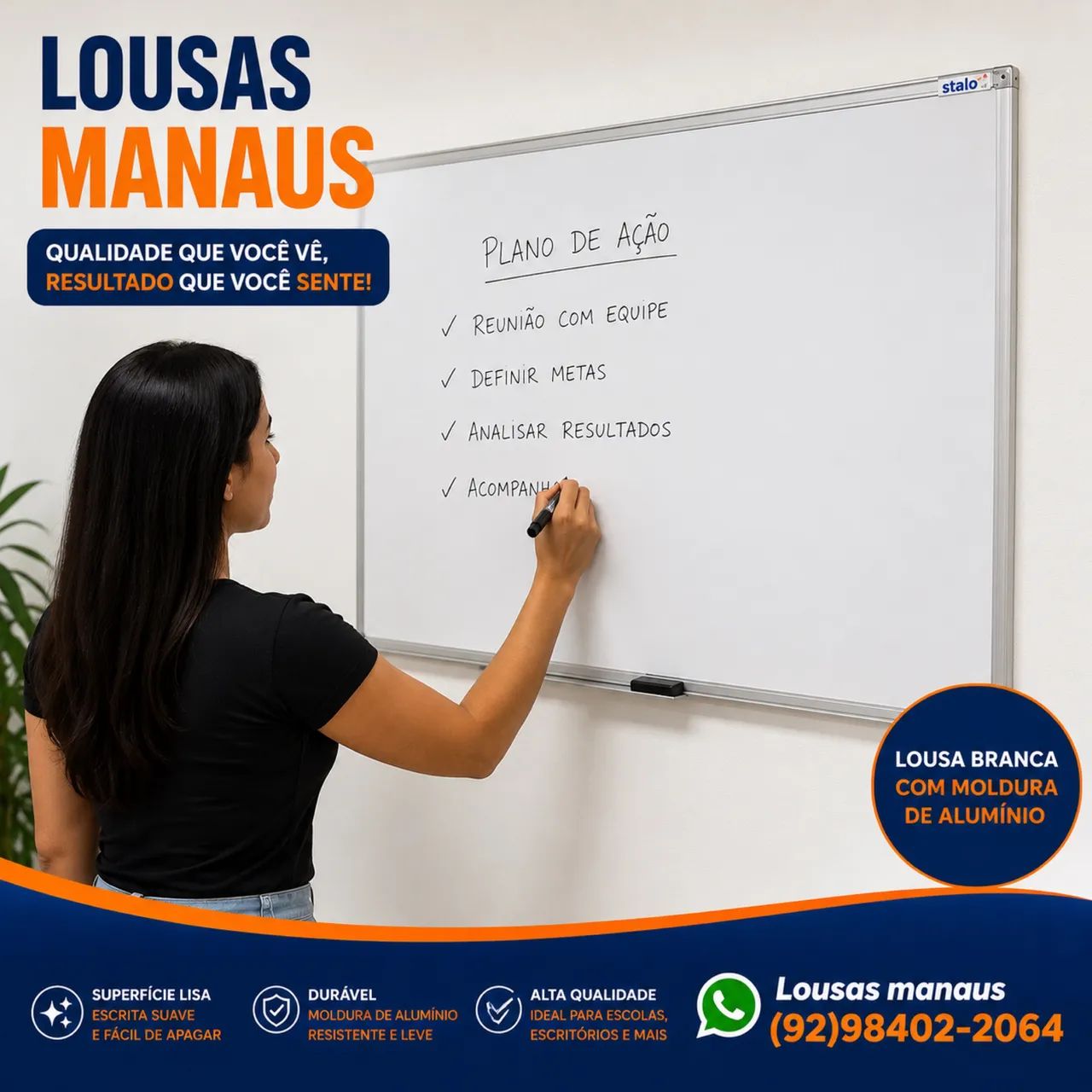 Quadro Branco / Lousa Branca  - Foto 3