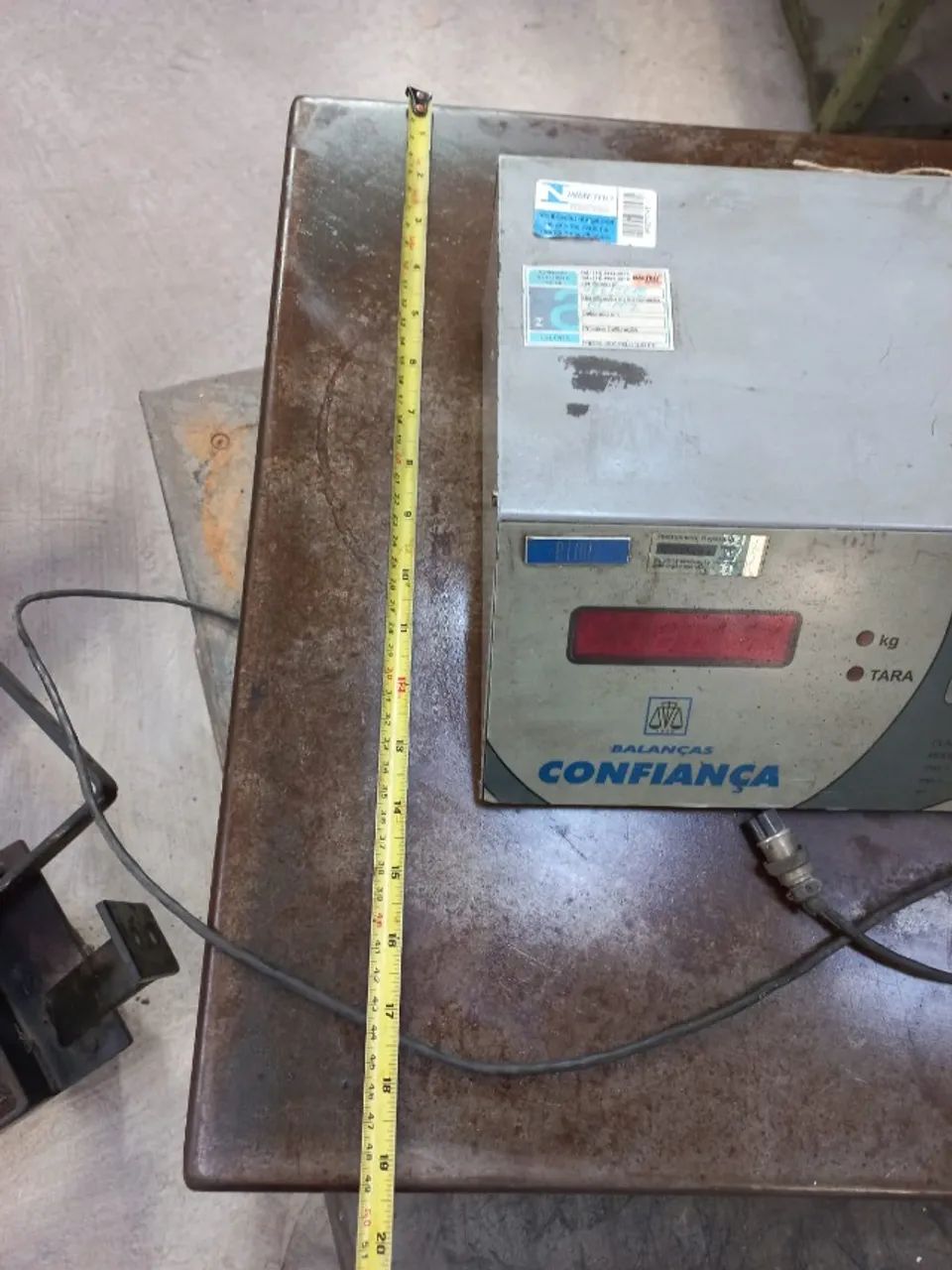 Balança Eletrônica Confiança Mod. 312 E 100 Kg / -- 00177 220v Branca E Cinza - Foto 3