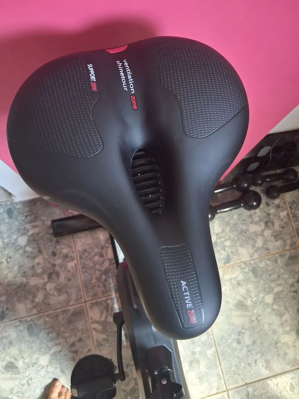 Treino em casa, bicicleta ergométrica compacta - Foto 5