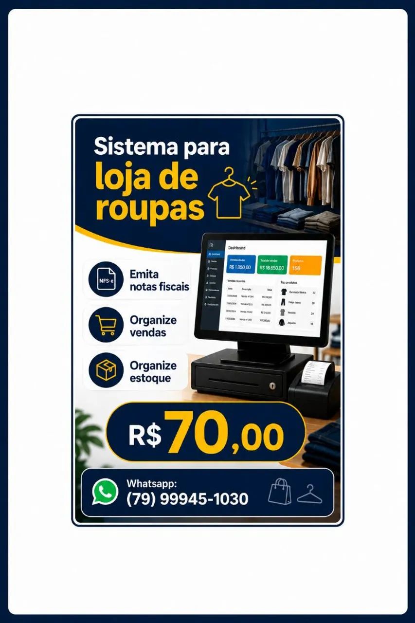 Sistema para loja de roupas