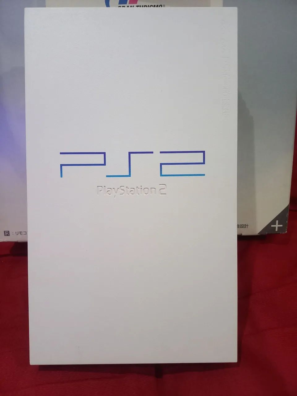 Console PS2 branco,  edição limitada Gran turismo 