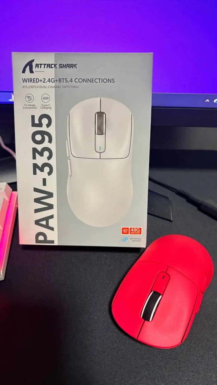 Mouse gamer Attack Shark x3 - Foto 3