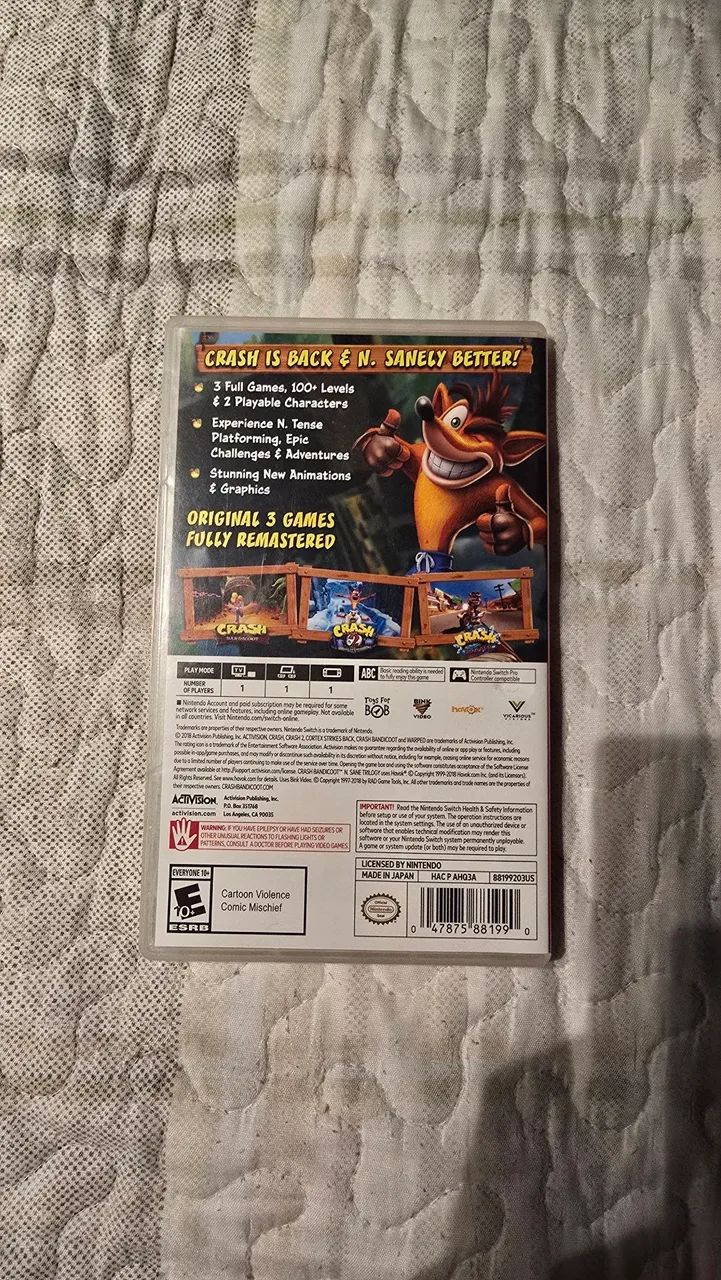 Crash Nsane trilogy switch - Foto 2