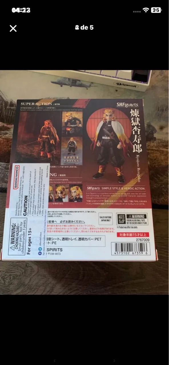 Boneco rengoku bandai  - Foto 2