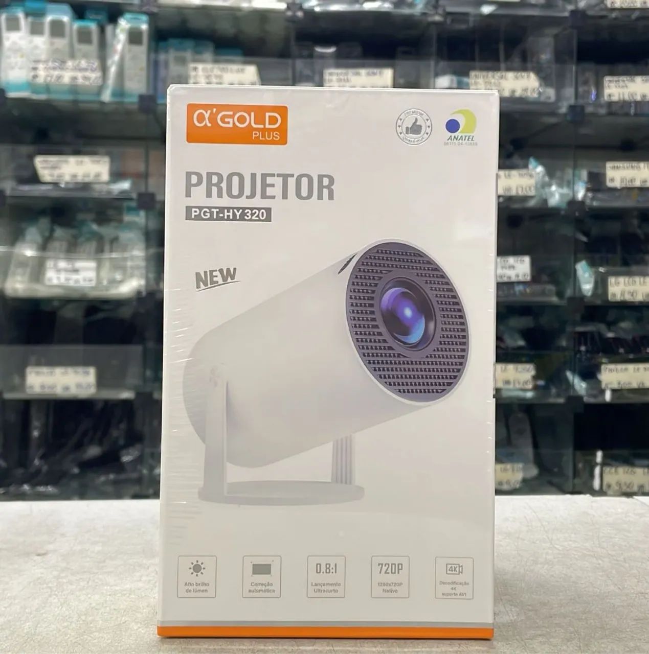 Projetor de imagem 4k 
