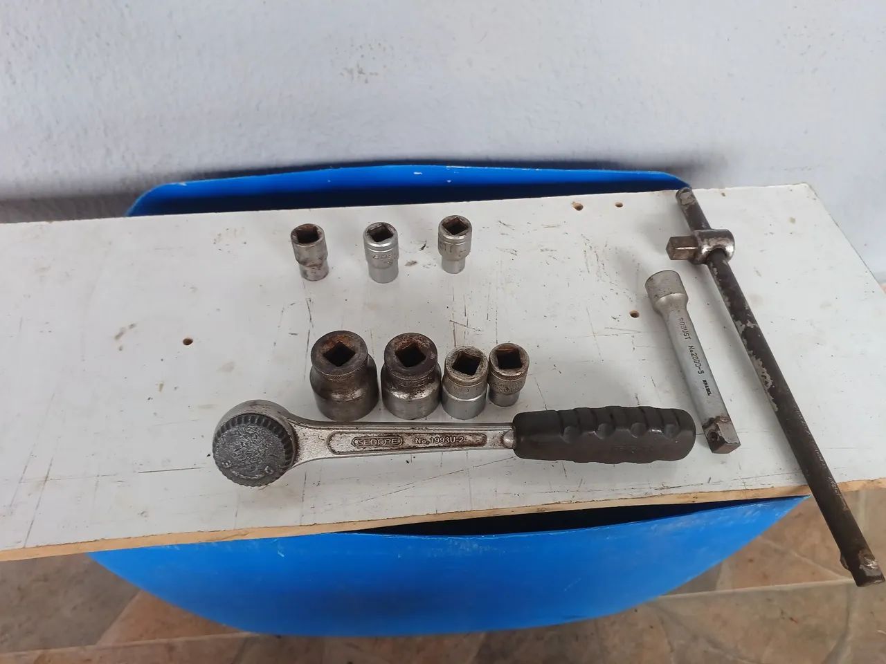 Catraca gedore e soquetes 
