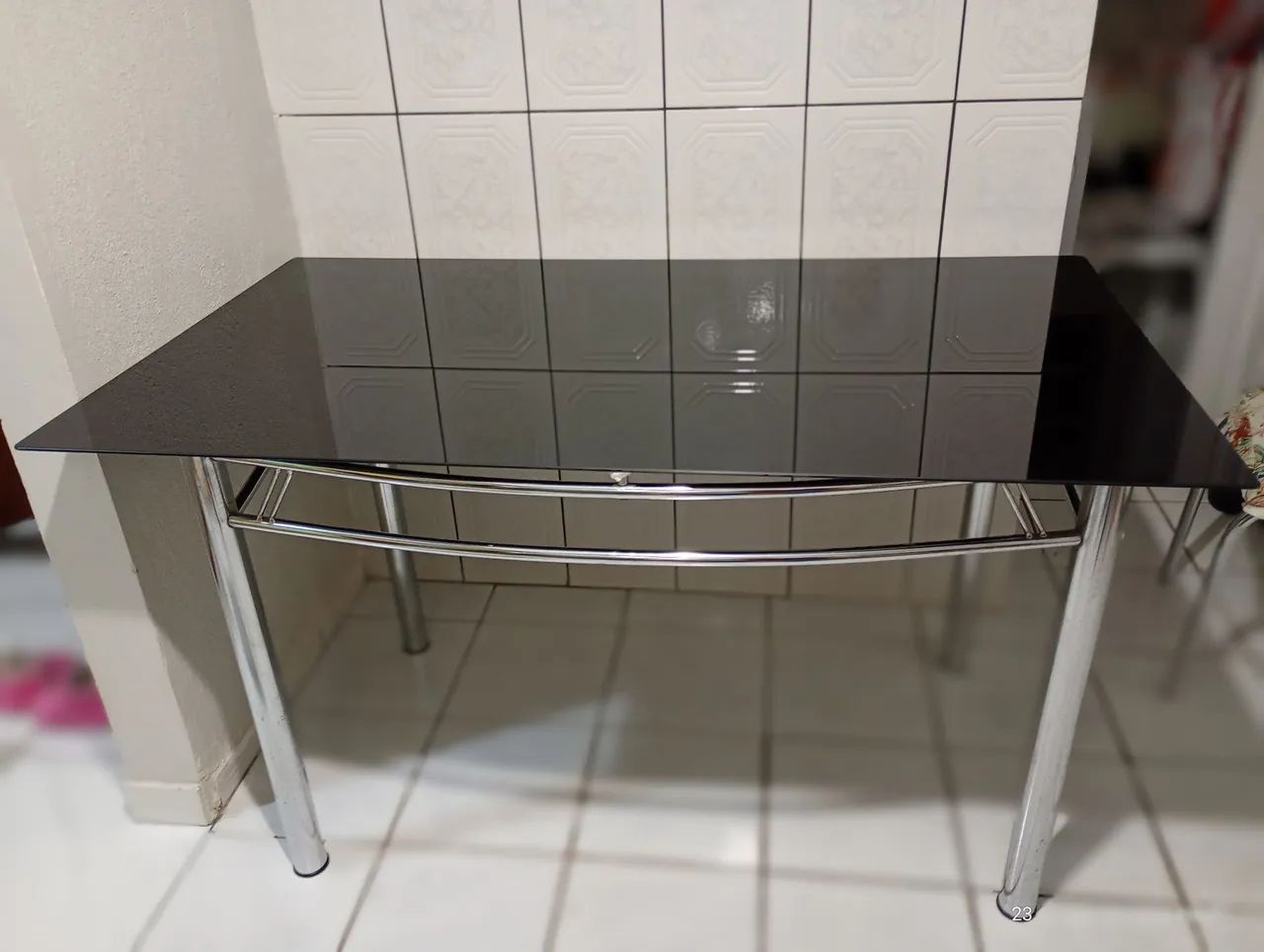 Mesa com Tampo de Vidro - Foto 4