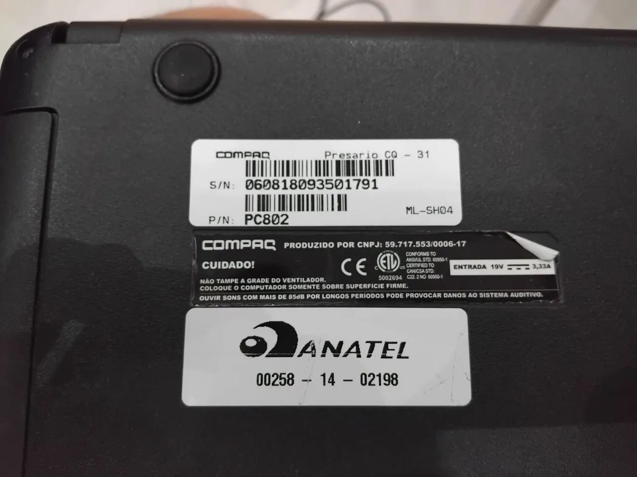 Notebook Compaq C31 celeron (não da video) - Foto 4