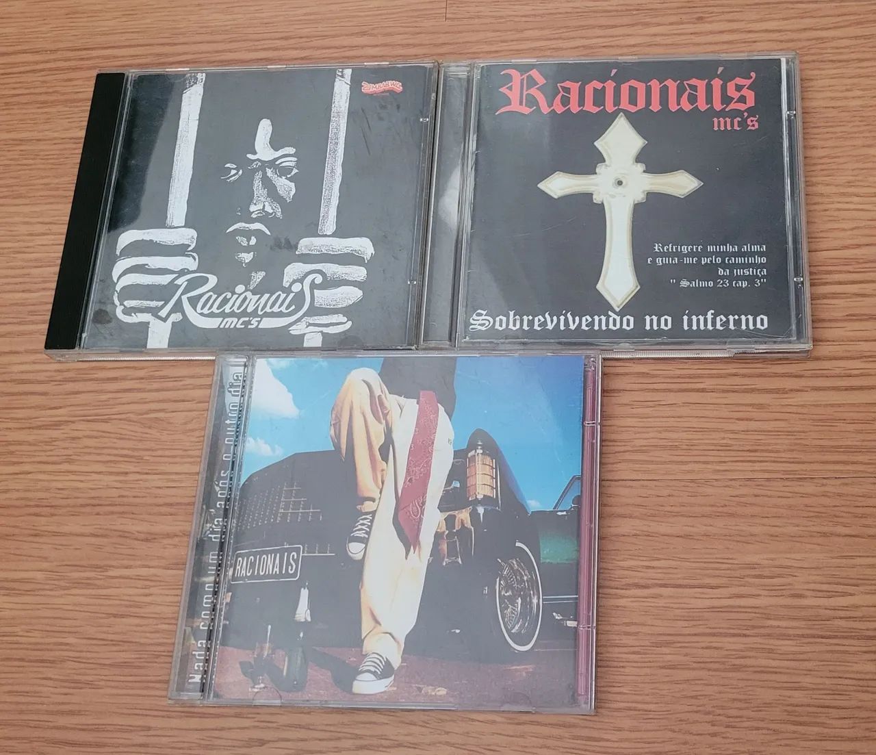 Lote CDs Racionais MCs - hip hop, rap