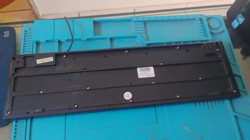 Teclado Slim Com Fio Preto (Usado) - Foto 2