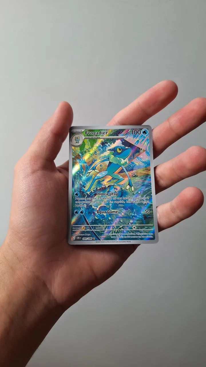 Frogadier imagem completa e holográfico 89/86 ? amarela