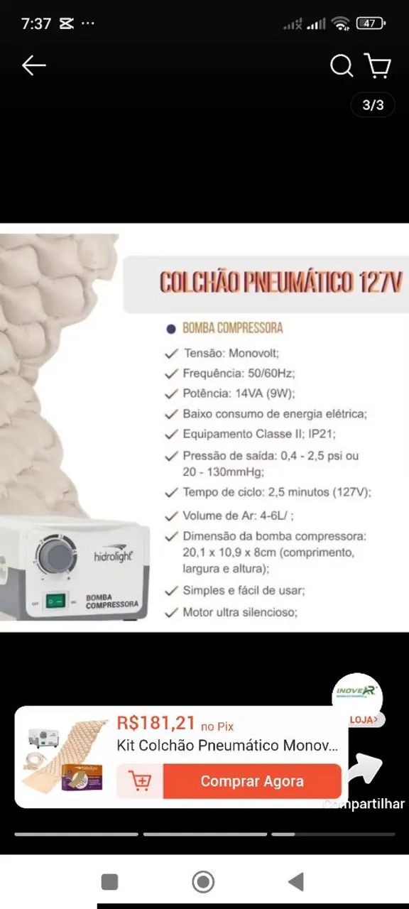 Colchão peuneumatico hospitalar  - Foto 2