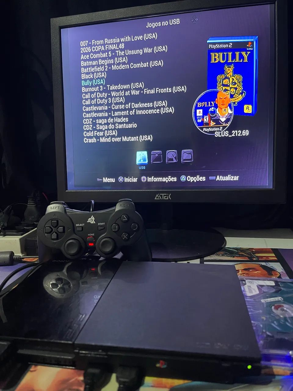 Ps2 + 100 Jogos - Foto 4
