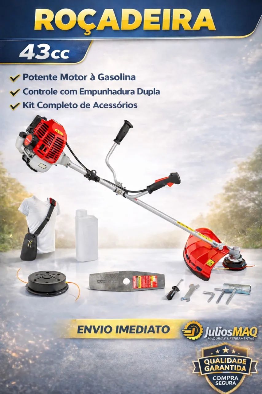 Roçadeira profissional Kawashima 43cc NOVA 