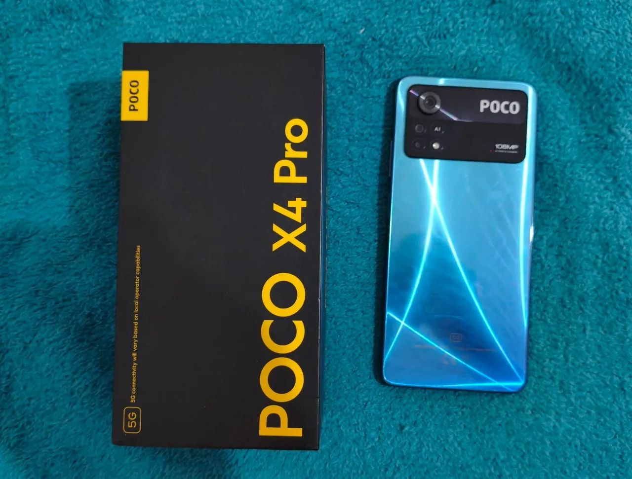 POCO X4 PRO 5G 256GB COM CAIXA E ACESSÓRIOS - Foto 4