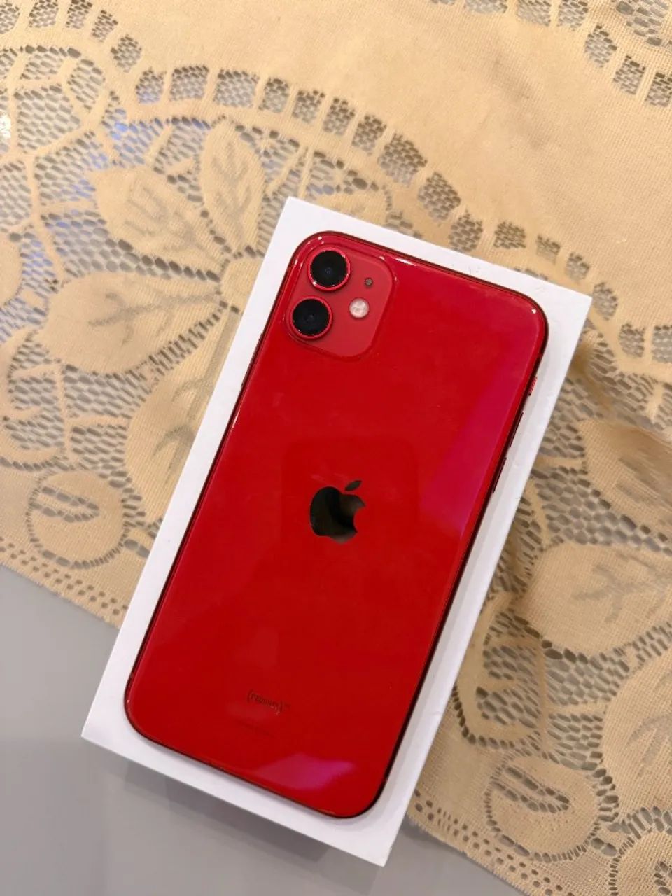 iPhone 11 (PRODUCT) RED 128GB ORIGINAL - Foto 4