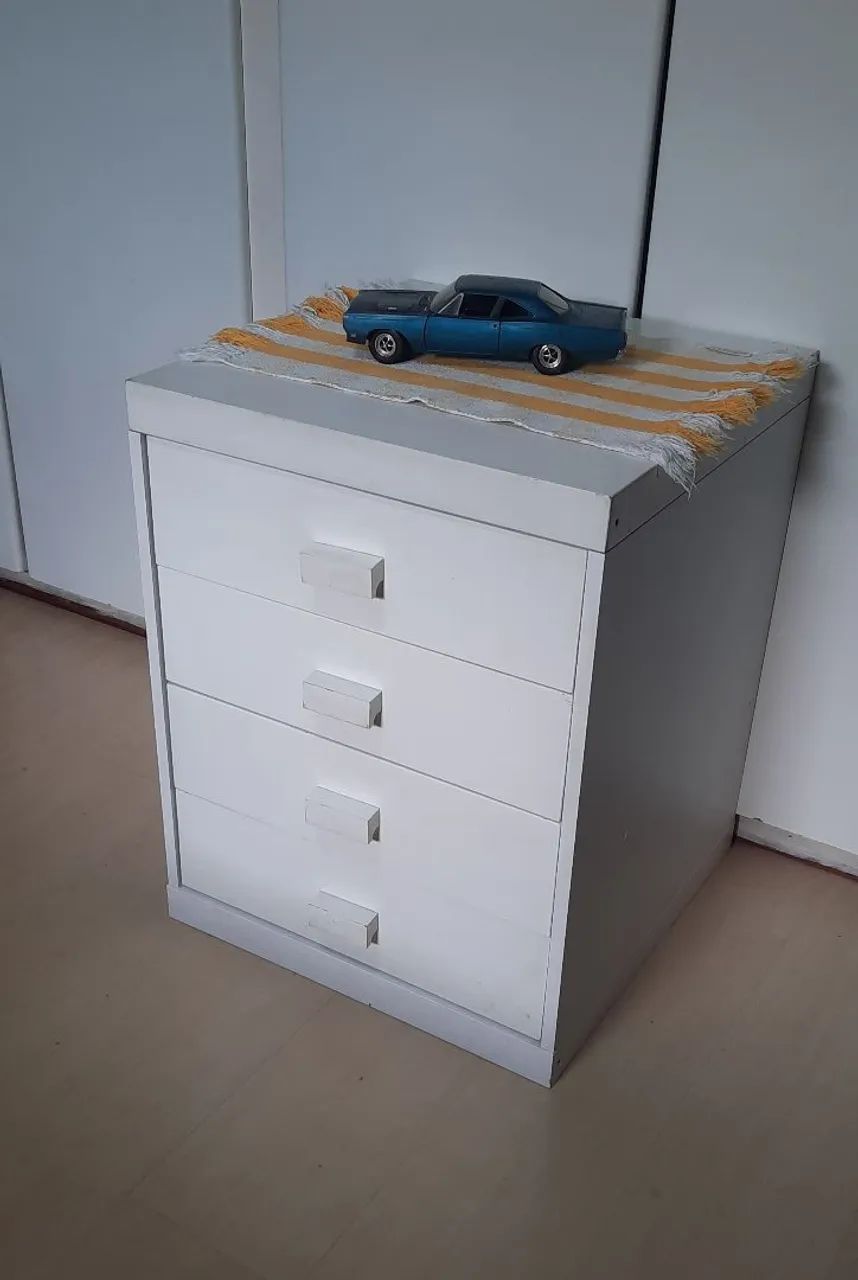Wooden Nightstand with Drawers