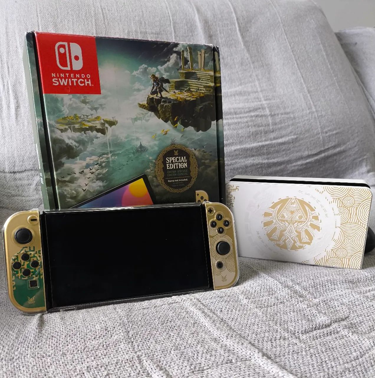 Nintendo Switch Oled Edição Zelda desblqd completo - Foto 2