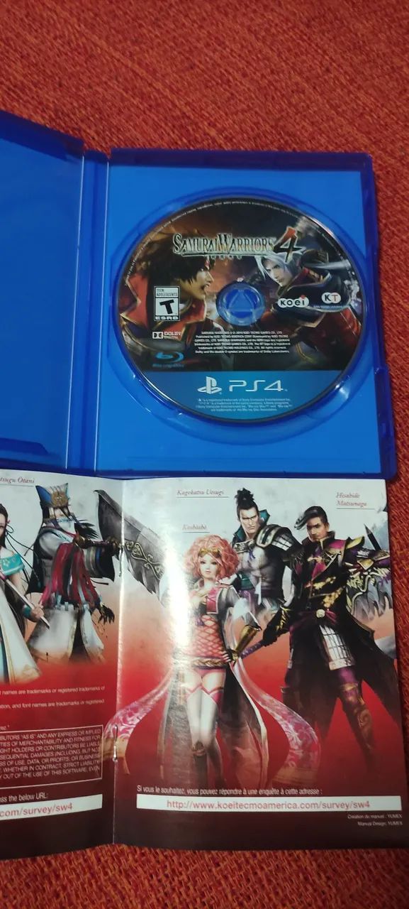 Samurai warrior 4 - ps4 semi novo excelente  - Foto 3
