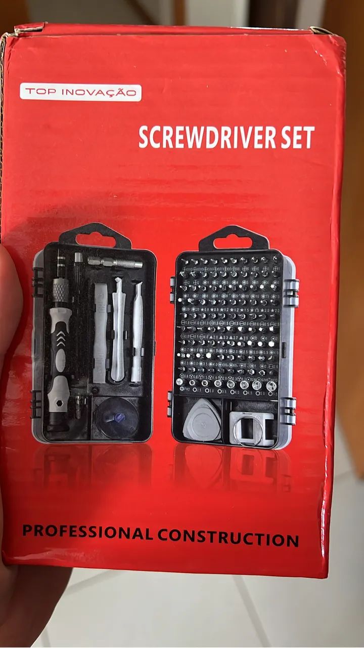Kit 115 peças de ferramentas para reparo 