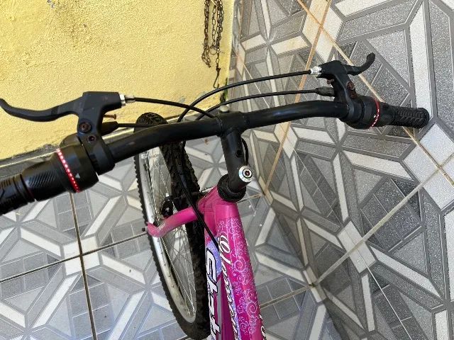 Bicicleta Status Glamour Aro 24 com marcha  - Foto 3