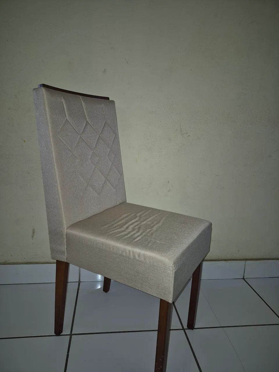 Mesa de vidro e madeira. - Foto 2