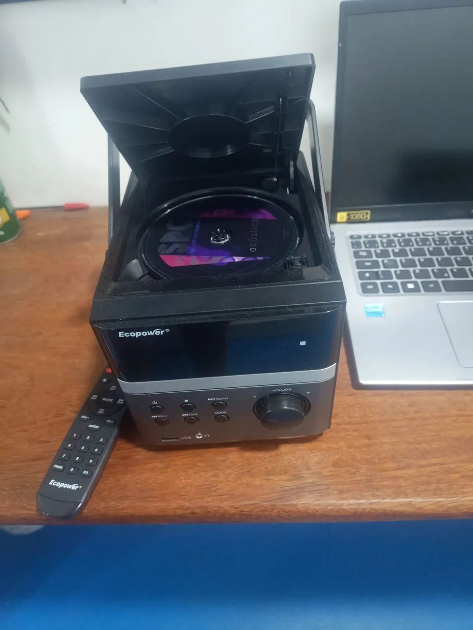 Toca CD e rádio compacto. - Foto 3