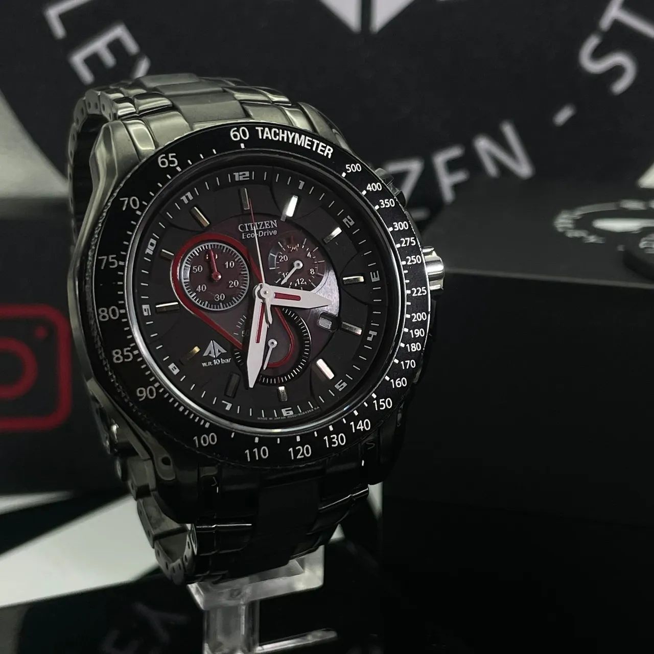 RELÓGIO CITIZEN ECO-DRIVE AT0719-55E BLACK - Foto 2