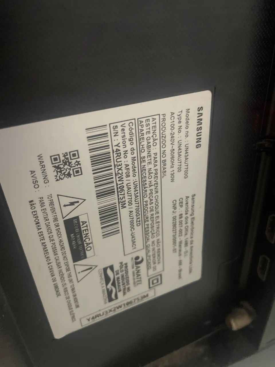 televisão samsung 43 polegadas - Foto 4