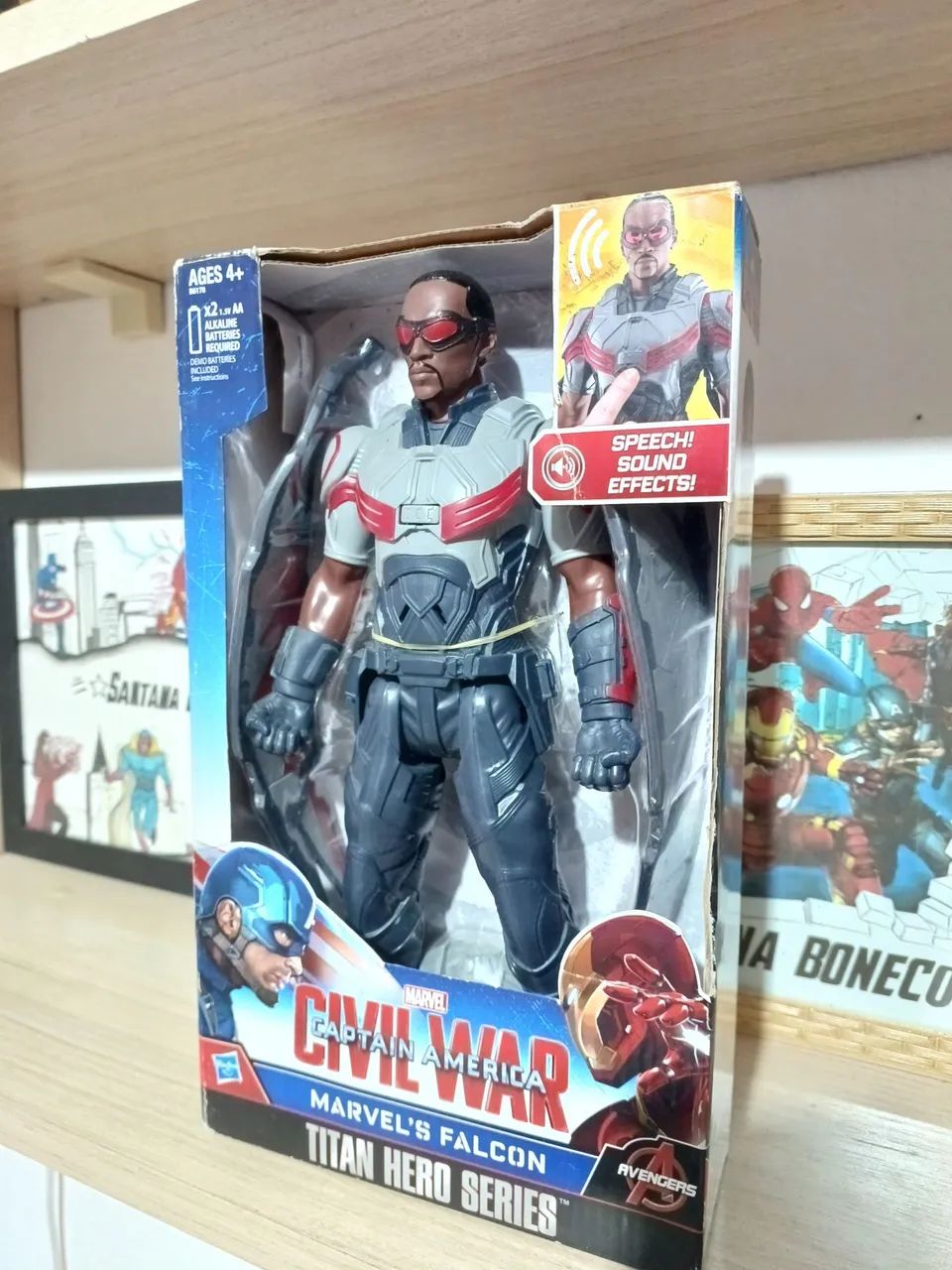 Falcão Negro Eletrônico 30cm original marca Hasbro  - Foto 4