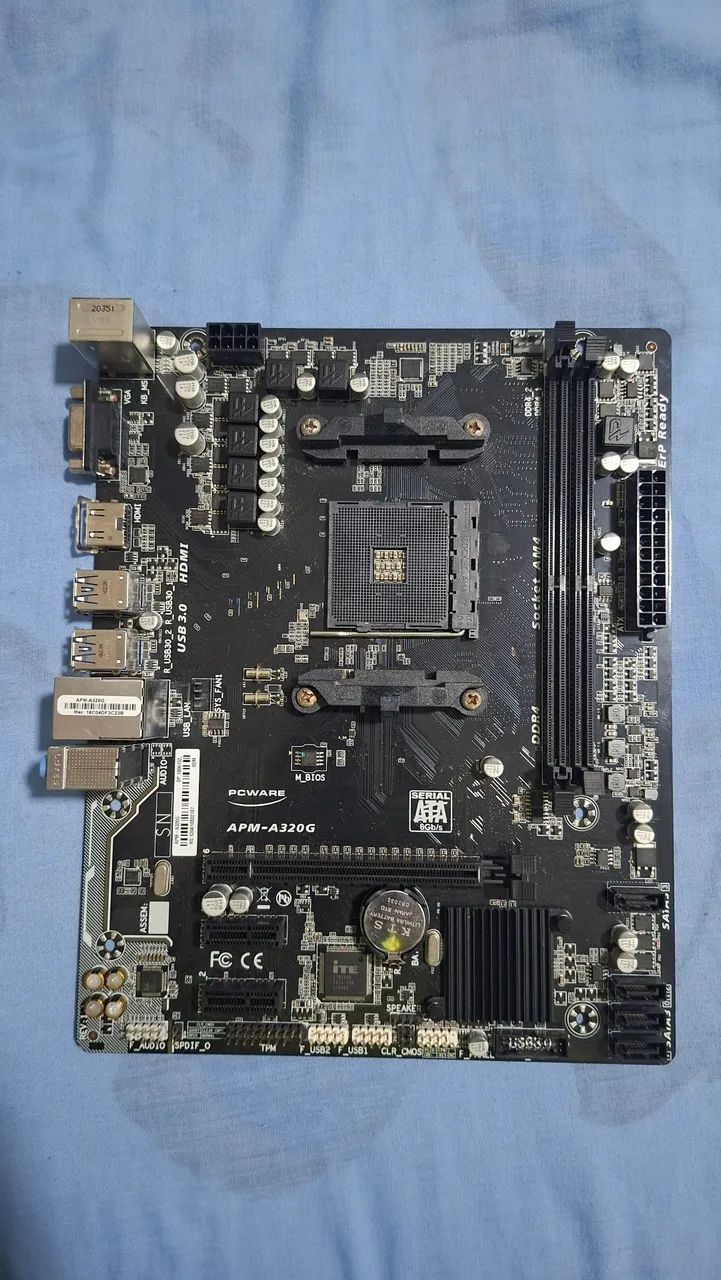 Placa mãe AM4 com defeito