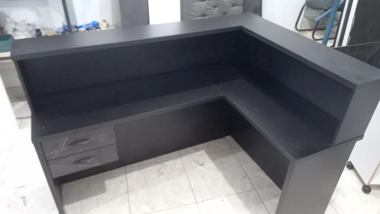 Balcão em L para atendimento 100% MDF NOVA 1.20x1.20