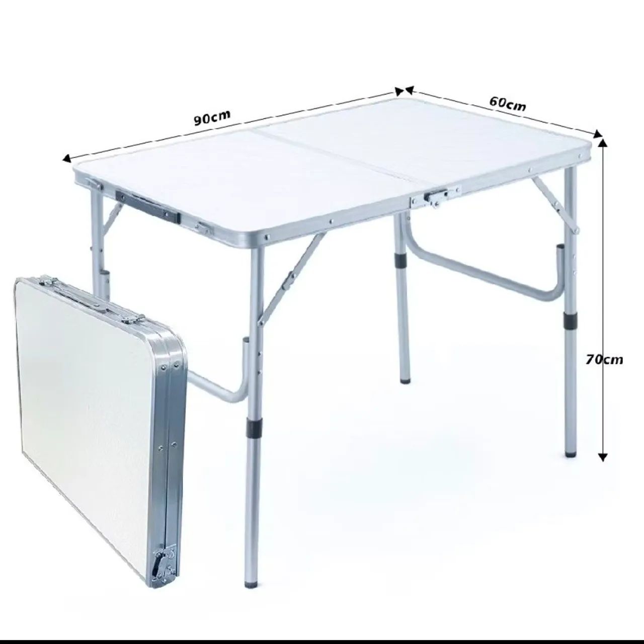 Mesa dobrável maleta 90x60  - Foto 2
