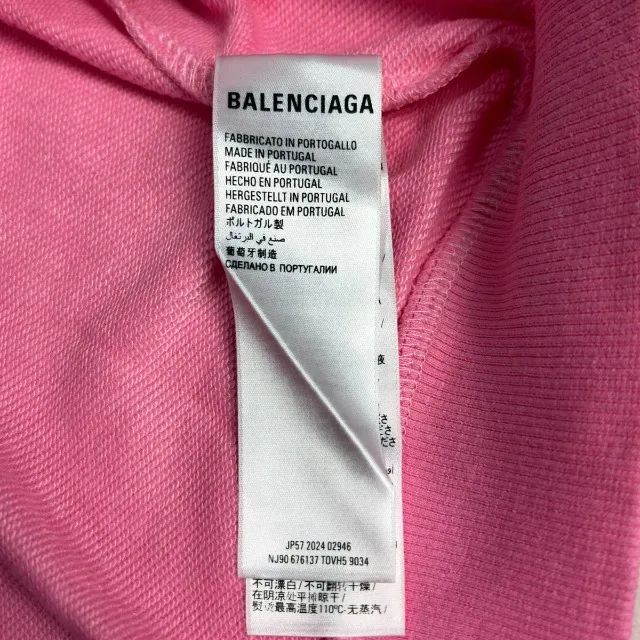 balenciaga rosa polo zip up - Foto 4