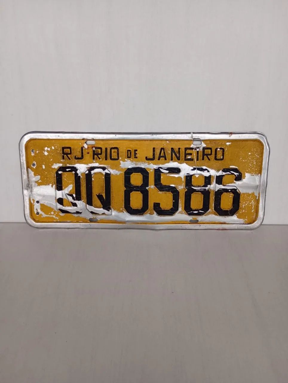 Placa amarela vintage  - Foto 4