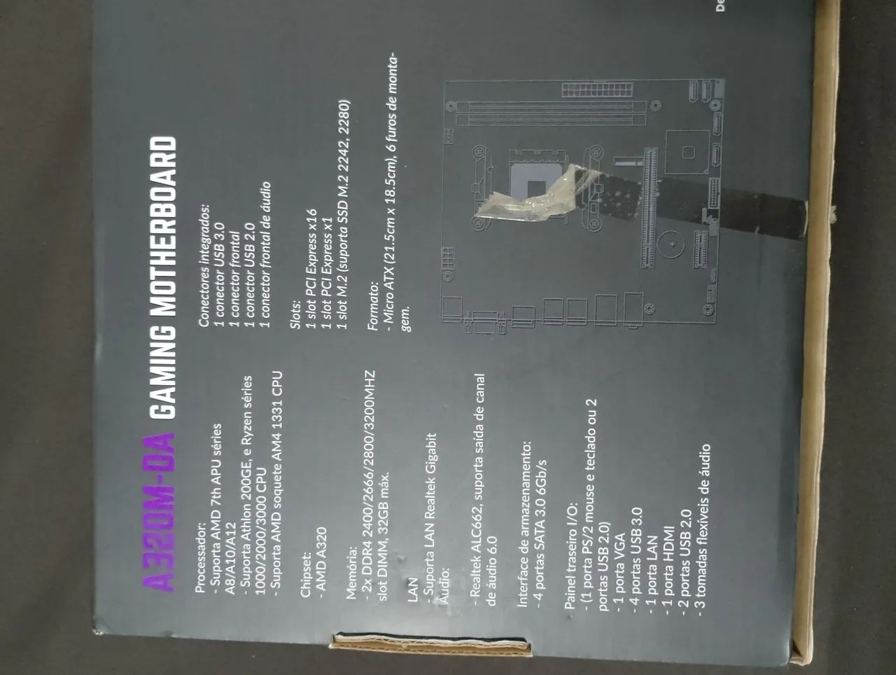 Placa mãe gamer e fonte gamer  - Foto 3