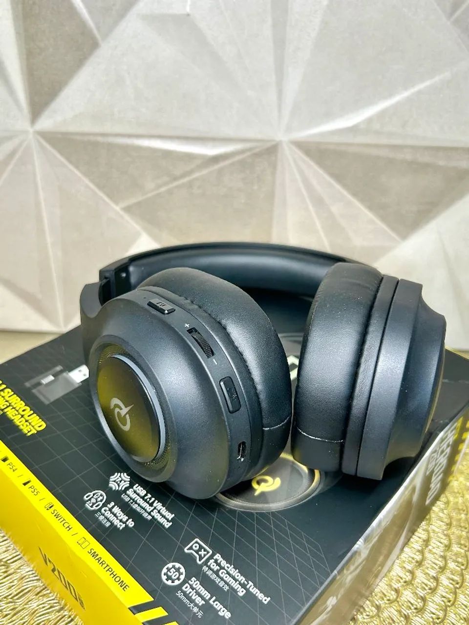 Headset Gamer sem Fio QCY Heroad V200 - Foto 2